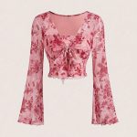 Floral V-Neck Top