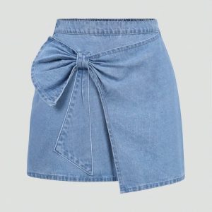 Blue Denim Skirt